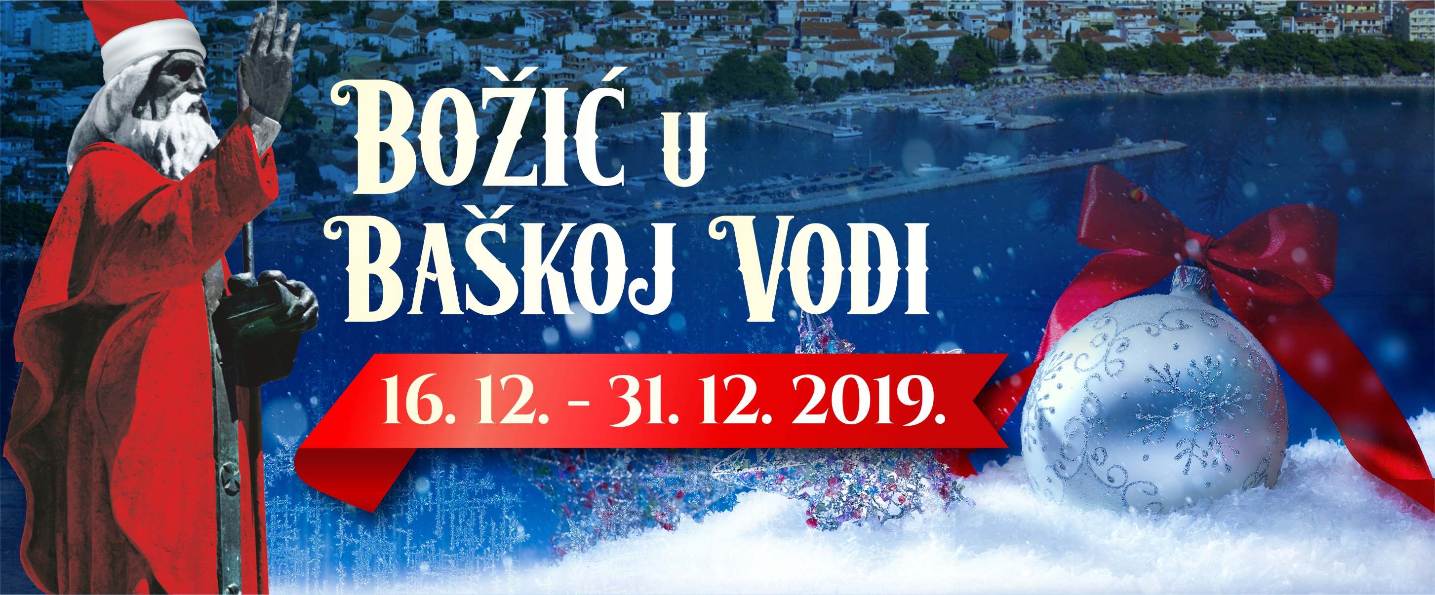 Božić u Baškoj Vodi Banner